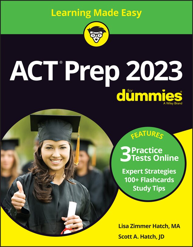 Front cover_Act Prep 2023 For Dummies With Online Practice