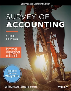 Couverture_Survey of Accounting, 3e WileyPLUS Card and Loose-leaf Set Single Term
