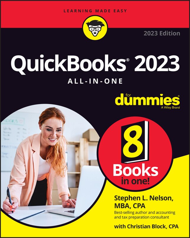 Front cover_QuickBooks 2023 All-in-One For Dummies