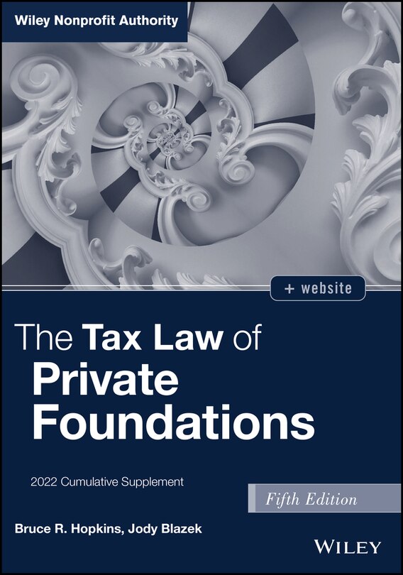 Front cover_The Tax Law of Private Foundations