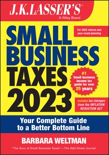 Couverture_J.K. Lasser's Small Business Taxes 2023