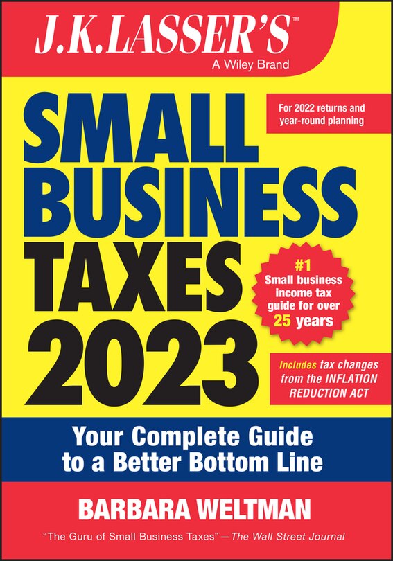 Couverture_J.K. Lasser's Small Business Taxes 2023