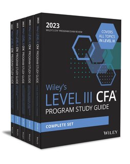 Front cover_Wiley's Level III CFA Program Study Guide 2023: Complete Set