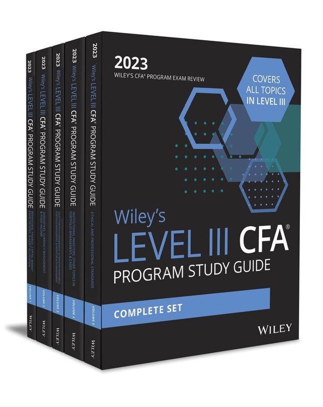 Front cover_Wiley's Level III CFA Program Study Guide 2023: Complete Set