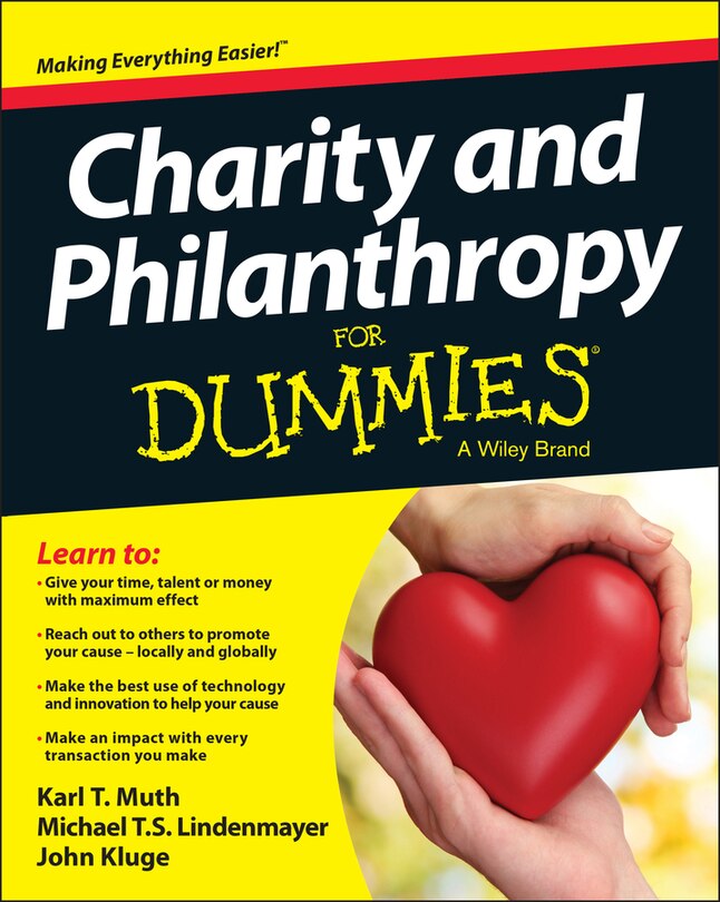 Front cover_Charity and Philanthropy For Dummies