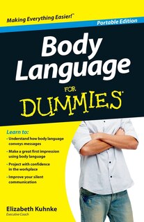 Front cover_Body Language For Dummies, Por