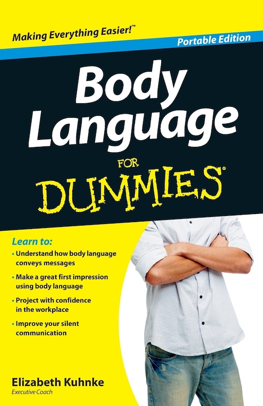 Front cover_Body Language For Dummies, Por