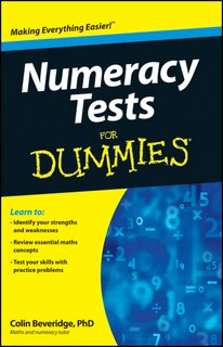 Front cover_Numeracy Tests For Dummies