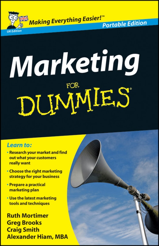 Front cover_Marketing For Dummies, WHS Travel Edition