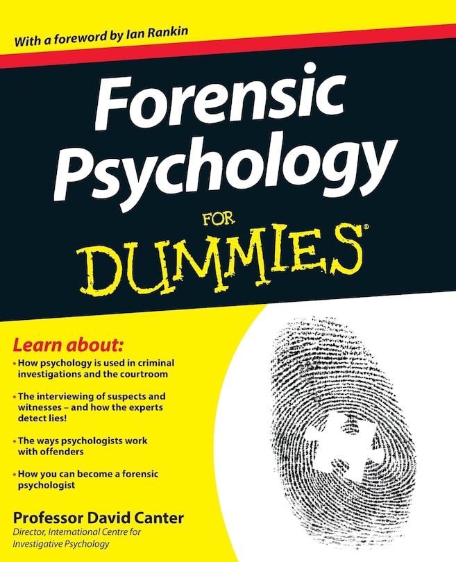 Couverture_Forensic Psychology For Dummies