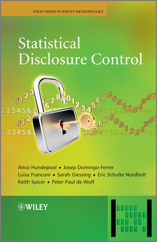Couverture_Statistical Disclosure Control