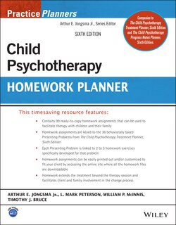 Front cover_Child Psychotherapy Homework Planner