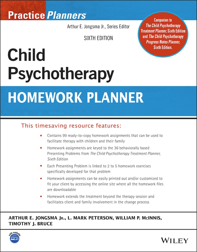 Front cover_Child Psychotherapy Homework Planner