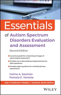 Couverture_Essentials of Autism Spectrum Disorders Evaluation and Assessment