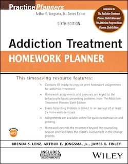 Front cover_Addiction Treatment Homework Planner