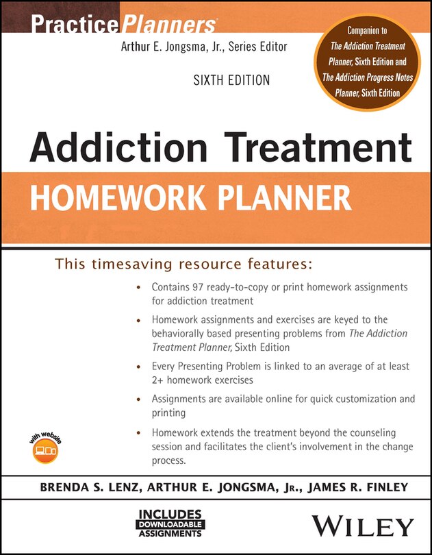 Front cover_Addiction Treatment Homework Planner