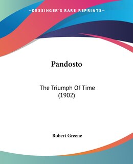 Front cover_Pandosto