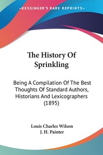 Front cover_The History Of Sprinkling