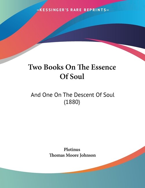 Front cover_Two Books On The Essence Of Soul