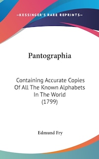Front cover_Pantographia