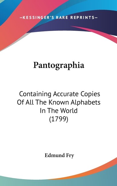 Front cover_Pantographia