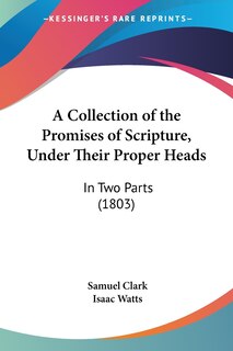 Front cover_A Collection of the Promises of Scripture, Under Their Proper Heads