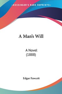 Front cover_A Man's Will