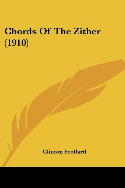 Front cover_Chords Of The Zither (1910)