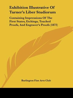 Couverture_Exhibition Illustrative Of Turner's Liber Studiorum