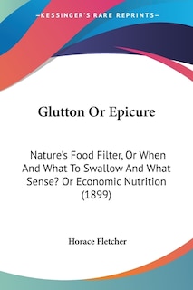 Front cover_Glutton Or Epicure