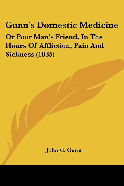 Front cover_Gunn's Domestic Medicine