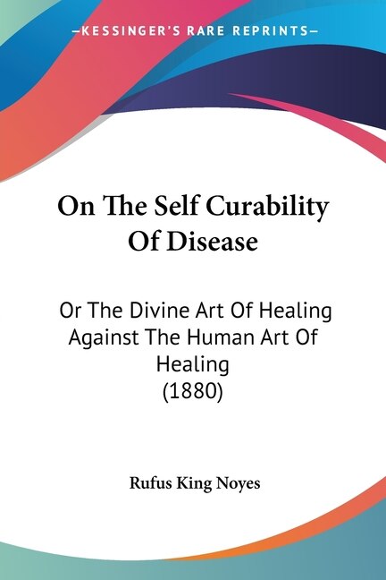 Front cover_On The Self Curability Of Disease