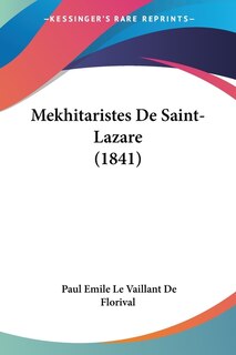 Mekhitaristes De Saint-Lazare (1841)