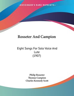 Front cover_Rosseter And Campion