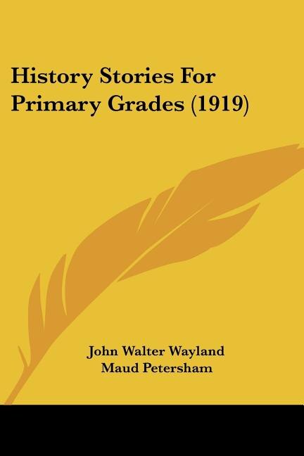 Front cover_History Stories For Primary Grades (1919)
