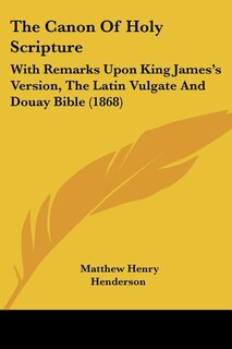 Couverture_The Canon Of Holy Scripture