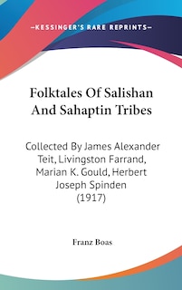 Front cover_Folktales Of Salishan And Sahaptin Tribes