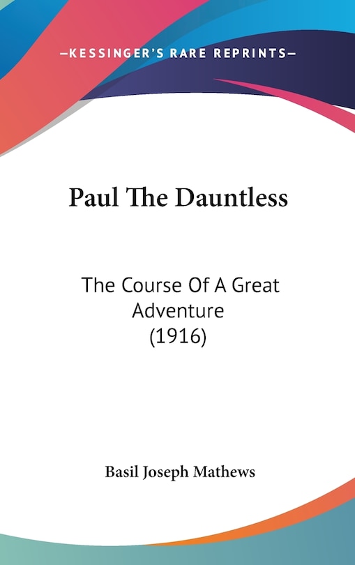Front cover_Paul The Dauntless