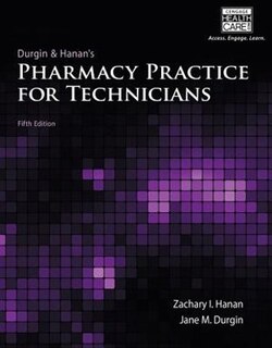 Front cover_Pharmacy Practice For Technicians