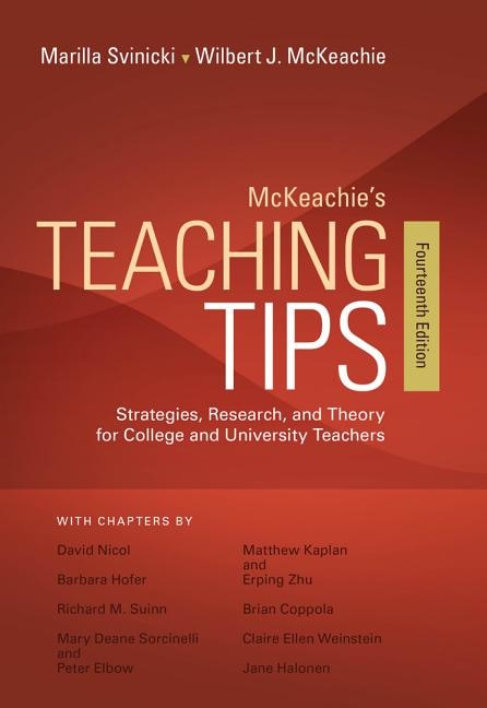 Front cover_Mckeachie's Teaching Tips