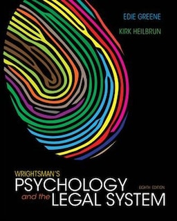 Couverture_Cengage Advantage Books: Wrightsman's Psychology And The Legal System