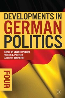Couverture_Developments in German Politics 4