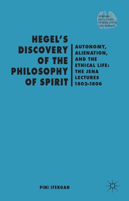 Front cover_Hegel's Discovery of the Philosophy of Spirit