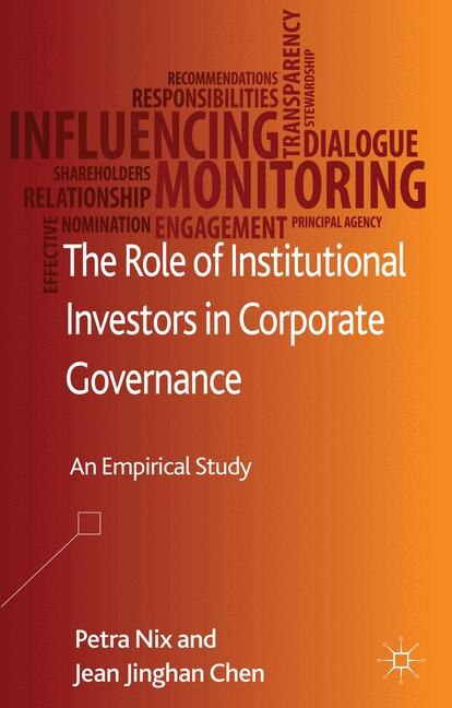 Front cover_The Role of Institutional Investors in Corporate Governance