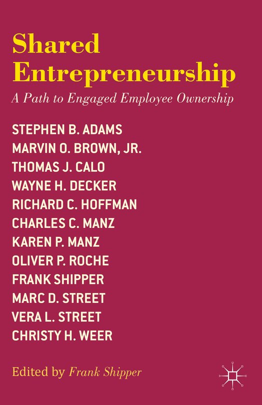 Front cover_Shared Entrepreneurship