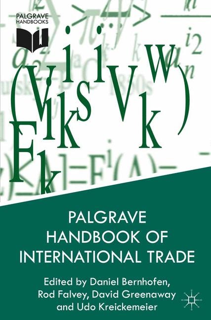 Front cover_Palgrave Handbook of International Trade