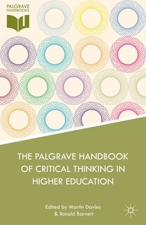 Couverture_The Palgrave Handbook of Critical Thinking in Higher Education