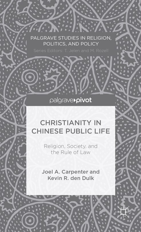 Couverture_Christianity In Chinese Public Life