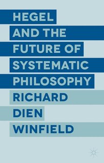 Front cover_Hegel and the Future of Systematic Philosophy