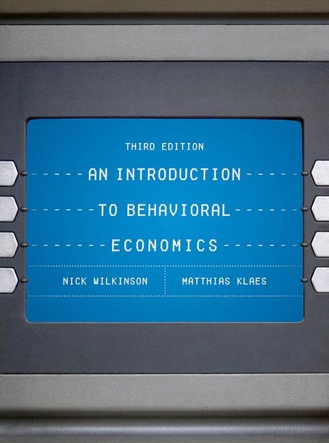 Front cover_An Introduction To Behavioral Economics